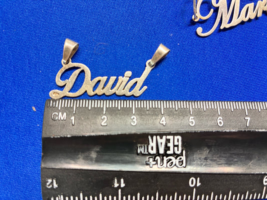 Nombre Personalizado en Plata .925