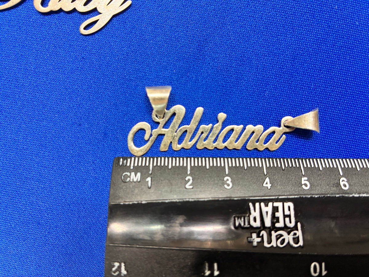 Nombre Personalizado en Plata .925