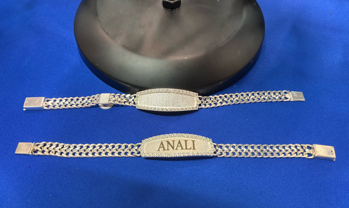 Pulsera personalizada Plata .925