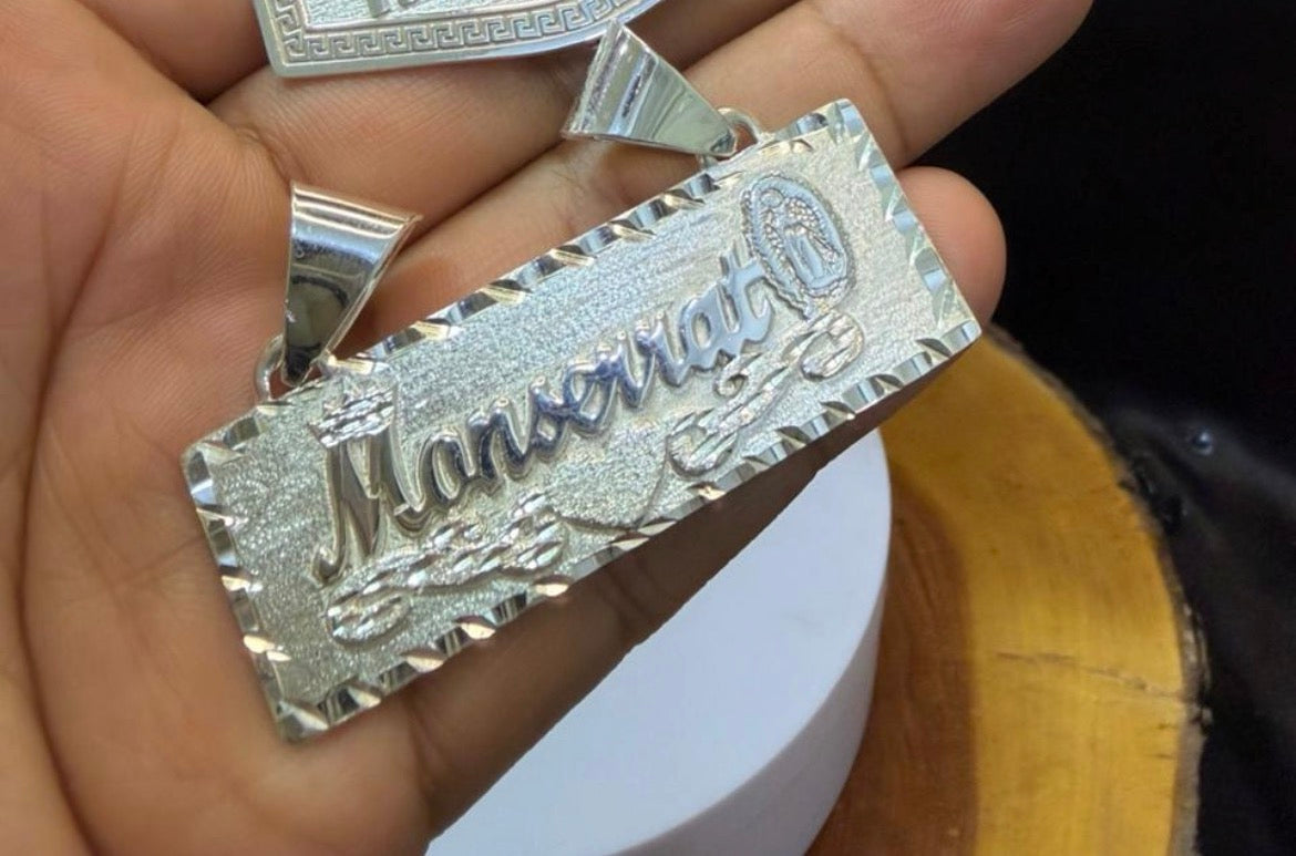 Nombre Personalizado en Plata .925